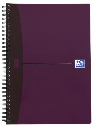 OXFORD 400090612 Spiralnotizblock B5 90 Blatt liniert sortiert