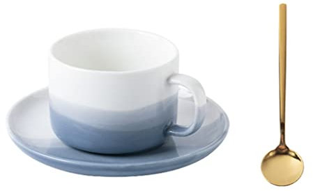 ZOGBX Taza de té, Tazas de café de Porcelana,Tazas de Café Florales,Juegos Tazas te Porcelana Inglesa,Juego de Tazas de la Tarde Vintage,Juego de Cafe Completo,Conjuntos de Taza y platillo
