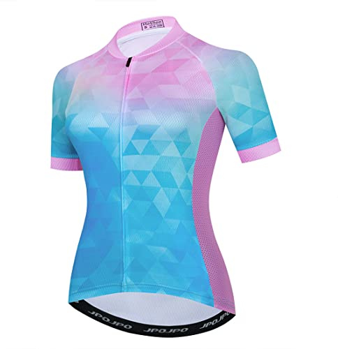 Maillot de cyclisme à manches courtes pour femme, taille S à 3XL