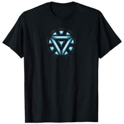 Marvel Studios Iron Man Tony Stark Arc Reactor Maglietta