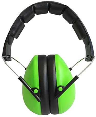 Viwanda Lernteufel Schalli Grün Kinder Gehörschutz Lärmschutz - Konzentriertes Lernen - Stilllernen SNR 24.3dB | ideal für Schularbeiten & zum Schulanfang | Back to School