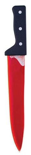 Struts Halloween Bleeding Plastic Butcher Knife Fancy Dress Prop 39cm