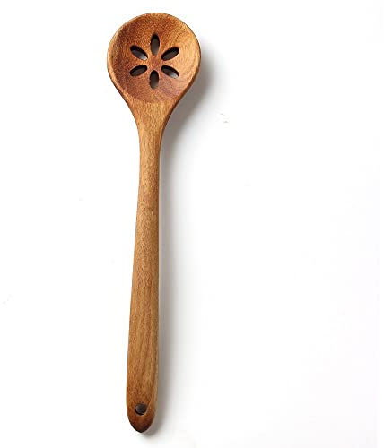 OUSIKA Coladores de Alimentos for cocinar de Madera también, sartén Antiadherente y colador de Madera for Cocina Espumadera (Color : A)