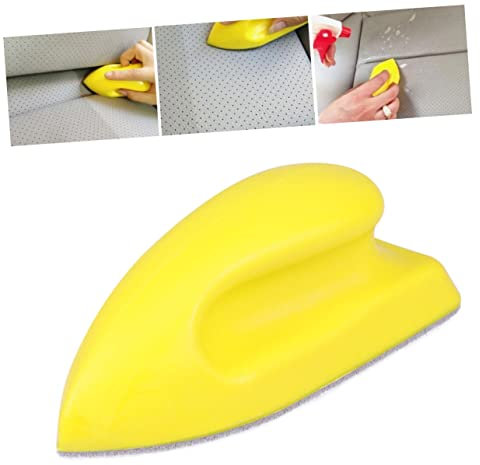 ibasenice Nano Fiber Car Cleaning Brush for Leather Seats and Upholstery, Portable Car Brush Cleaner for Interior Detailing and Leather Care