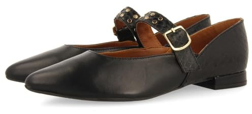 GIOSEPPO REERSO, Scarpe Piatte Mary Jane Donna, Nero, 38 EU, Nero, 38 EU