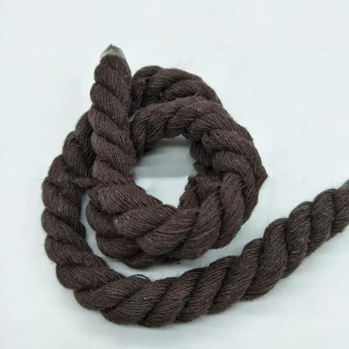 5/10 m, 12 mm, 3 Anteile, gedrehtes Baumwollseil, gewebtes Geflecht, Kordel, Tasche, Kordelzug, dekoratives Makramee-Seil, Nähzubehör