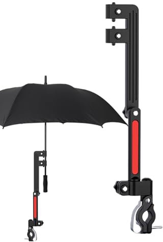 higyee Umbrella Holder for Stroller | Cart Sunshade Stand,Heavy Duty Golf Cart Umbrella Holder, Umbrella Stand for Mobility Scooter, Stroller, Wheelchair