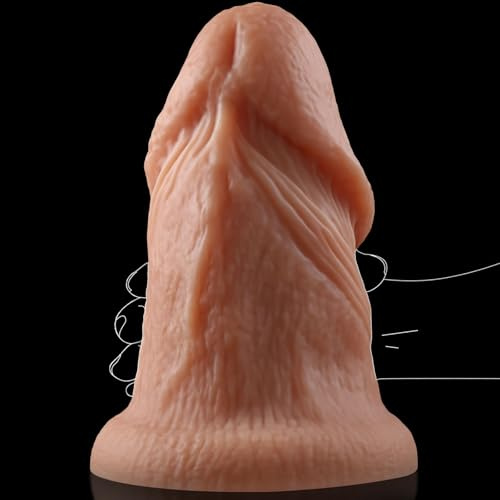24 × 11,5 cm Dildo Realista XXL, Consolador Enormes Diámetro con Textura de Piel Realista para Desafíos Anal y Estiramiento Anale, Sex Toys Sin Bolas para Mujer Hombre Gay BDSM