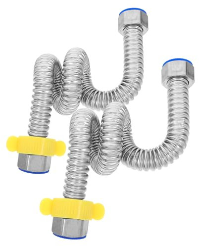 Angoily Raccord Acier Inoxydable Flexible Ondulé Pour Système De Traitement D'eau Connecteur De Tuyau Pour Cuisine Et Douche