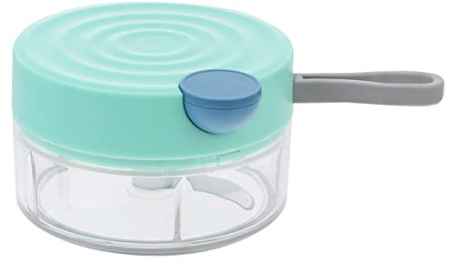 HOLIDYOYO Mini Triturador Manual Multifuncional De Verduras y Frutas De Portátil De De Limpiar y Práctico Para Cocinas y