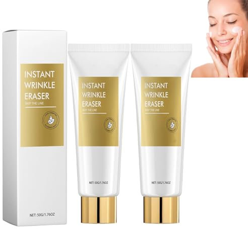 Siero antirughe istantaneo, siero naturale antirughe istantaneo, crema rassodante per il viso, siero idratante antietà per le donne, riduce linee sottili e rughe, effetto lifting e rassodante. (2pcs)