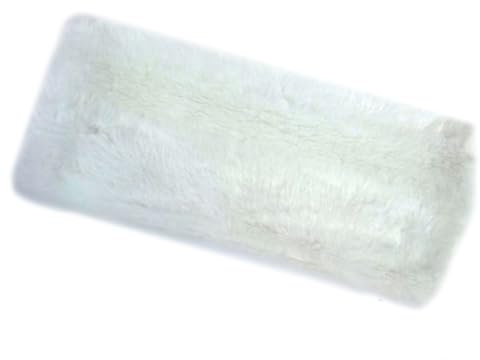 Manicotti in peluche peloso per adulti unisex addensare pelliccia sintetica caldo manicotto invernale all'aperto casual scaldamani peluche scaldamani, bianco, Taglia unica
