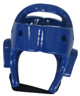Gralara Protezione per La Testa da Boxe Comoda, Ventilata E Spessa, Ideale per Taekwondo, Muay Thai, Karate E Sparring, Blu, S