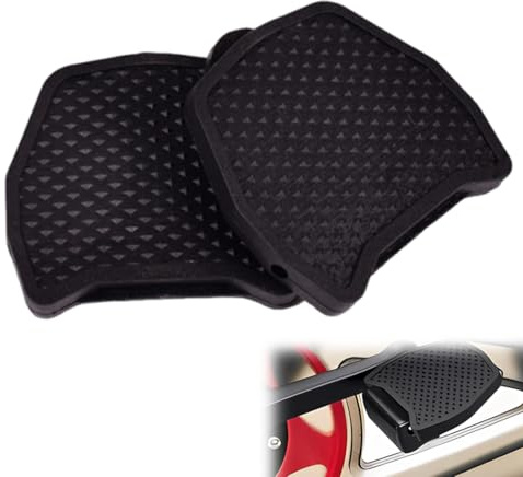 PBAHAUP Pedal Plate Kompatibel mit Shimano SPD-SL Clipless Pedale, PP Adapter Ändert Klickpedale zu Flats, Leichtes Nylon Pedal Zubehör für Alltag und Freizeit, 2 Stück