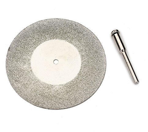 TuToy 60Mm Diamond Grinding Wheel Metal Cutting Disc For Dremel Rotary Tool With 1 Arbor Shaft