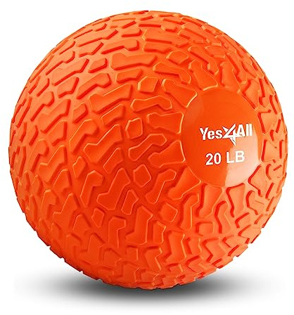 Yes4All LG75 unisex slam boll, orange odjur, 9 kg