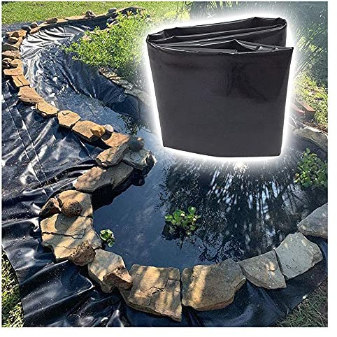 GEREP Teichfolie aus Gummi Fischteichfolie Schwimmteich Folie, Wasserdichte Membran für Teichbau, Garten- und Teichzubehör/Thickness: 0.2mm / 4×6m