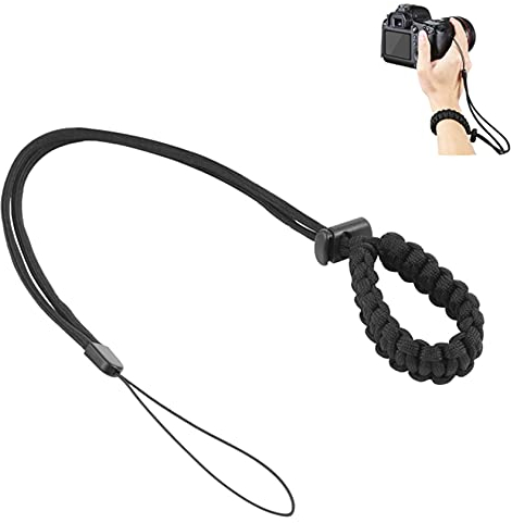 Hensych Universel Nylon tressé Ajustable Dragonne Cordon Dragonne Lanière de caméra Anti-perte Pour GO-PRO/Insta360/OSMO/appareils photo de sport DSLR/Smartphone etc.