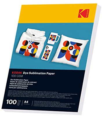 KODAK Dye - Papel para sublimación (100 unidades, A4, 100 unidades)