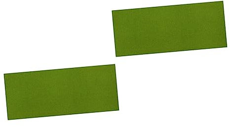 MAGICLULU 2St Grasteppich grünes Gras Graspflastermatte Hundegrasunterlage mit Tablett Matte aus künstlichem Gras künstliche Pflanzen Kunstrasen Rasenpapier Grassamt