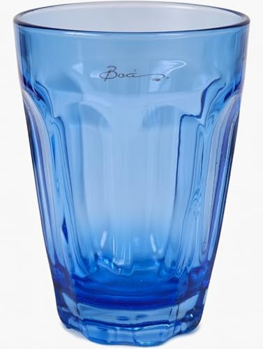 Baci Milano set 6 bicchieri blu da bibita in acrilico