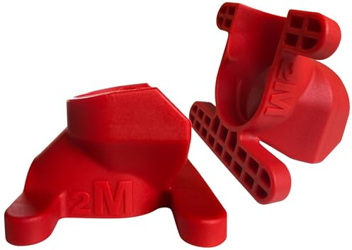 2M Solutions® Easy Click Hantelverschlüsse 30/31 mm, 2 Stück, Kunststoff | Patentierte Schnellverschlüsse für Lang- und Kurzhanteln, leicht bedienbar, DIN-32935-geprüft und in Deutschland gefertigt