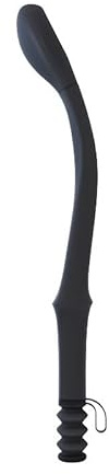 Toilet Aid Tools, Comfort Silicone Bottom Buddy Wiping Aid with Hanging Ring, Toilet Assistance for Elderly, Bedridden, Pregnancy, Handicap (Black)