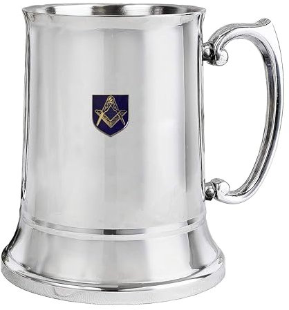 Knight Freimaurer-Edelstahlkrug