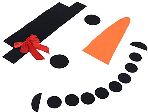 AKLOSIPY Decorazioni per Pupazzi di Non Tessuti per Porte e Garage Natalizi, Design Personalizzato Riutilizzabile