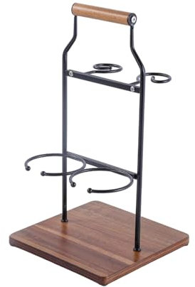 Estante creativo para colgar copas de vino, soporte de exhibición simple de pie alto, decoración del hogar, fácil de usar