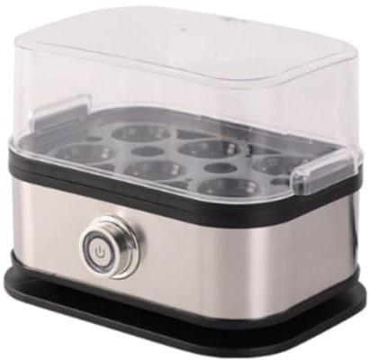 Fenteer Egg Cooker Eggs Steamer UK Adapter Easy to Clean Portable Cookware Mini Multifunctional Egg Boiler Machine for Home Office