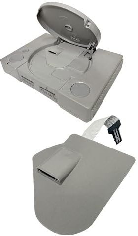 Xstation 3D printed Mount for PS1 Playstation 1 ODE Optical Drive Emulator (Grey, Model 02)