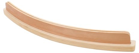 TOYANDONA Soporte de madera para tarjetas de juego, diseño curvado, manos libres, para juegos de cartas para personas mayores, robusto y liso, práctico soporte para tarjetas para póquer, puente de