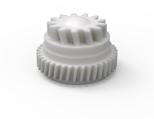 Sintrix Fab Verstärktes Motorzahnrad/Ritzel kompatibel mit Graef SKS S32000 / SKS32120 – Getriebe Gear für Allesschneider Aufschnittmaschine – 30 mm (13 Zähne) / 42 mm (40 Zähne), Höhe 28 mm