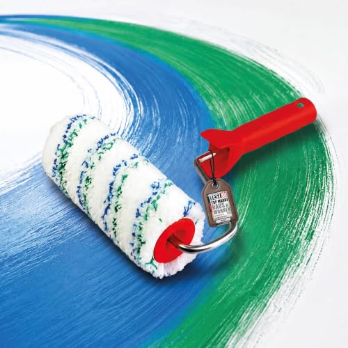 mako easytex PROFI Malerwalze 18 cm – Farbwalzen-Set mit Rollerbügel | Florhöhe 18 mm, 48 mm Walzenkern, thermofusioniert, für strukturierte Wände & Fassaden