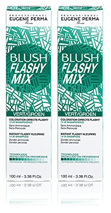 Blush Flashy Mix Coloration Directe Flashy/Pastel Vert - Lot de 2