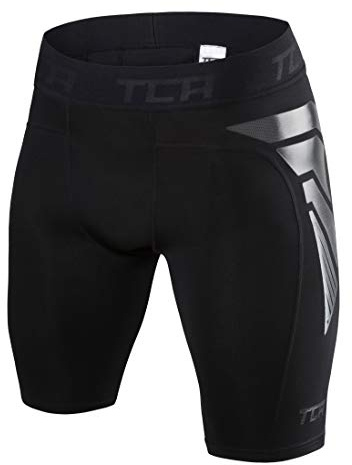 TCA Shorts Carbonforce Termici a Compressione per Uomo - Nero, L
