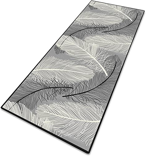 MENGH Teppichläufer Meterware Küchenteppich läufer Kuschelige teppiche 6mmBenutzerdefinierte Länge für Küche Schlafzimmer Wohnzimmer - 50x100cm