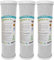 PURAGREEN Filtres Carbon Block 10 CBC - CTO 5 MCR- Filtre à charbon actif pour eau potable, systèmes d'osmose inverse pour boîtiers de filtre de 10