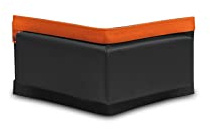 seaEQ YACHTSPORT EQUIPPED Stegfender, Pontonfender Ecke DF A 20/10 schwarz