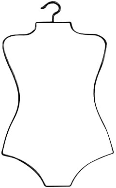 MagiDeal Cintre de Maillot de Bain en Forme de Corps en Fil métallique garçons Filles Porte-Manteau Unisexe pour Robe de blanchisserie