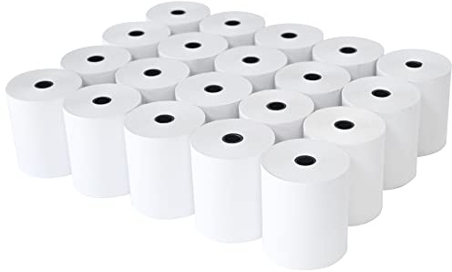 L LIKED 80x70 mm Premium Thermal Paper Till Receipt Roll for EPOS Printer, POS Terminal, Cash Register(20 Rolls)
