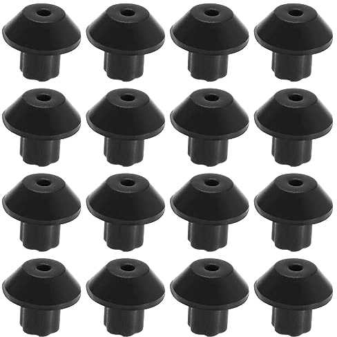 Be In Your Mind 16 Stück Gitter Gummifüße Kompatibel mit Viking Serie Kochfeldern Ersatz Gasherd Brenner Gitterfüße WB2K101 PD040035 PD040075 AP5316217
