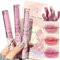 Lot de 3 rouges à lèvres gelée en forme de cœur, rouge à lèvres hydratant miroir, baume à lèvres hydratant et hydratant, baume à lèvres teinté hydratant, maquillag (A)