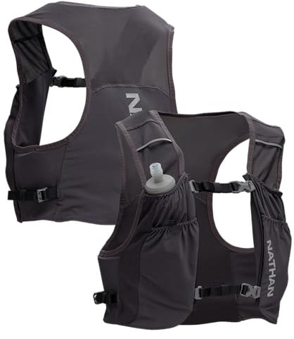 Nathan - Pinnacle Featherlite 1,5 l Anthrazit/Reflektierendes Silber XXS-XS