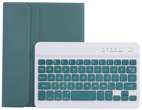 Lrufodya Funda de teclado para iPad Mini de 5ª y 4ª generación de 7.9 pulgadas con teclado magnético inalámbrico desmontable y soporte para bolígrafo, multiángulo, compatible con 3 sistemas para iPad
