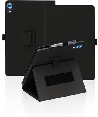 Protective Case For XCX1011 Tablet 10 inch Android 14– Shockproof Cover With Hand Strap Magnet and two folding methods,Slim and Durable Case,WaterProof,Anti-Scratch,black