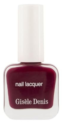 GISÈLE DENIS - Laca de Uñas 459 Burdeos 10 ml, Cobertura Perfecta, Efecto Brillante y de Larga Duración, Fácil de Aplicar, Secado Rápido, Fórmula con Ingredientes Naturales y Respetuosa con las Uñas