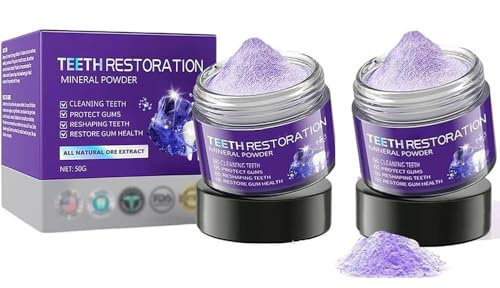 Polvo mineral de restauración de dientes, polvo mineral de restauración dental, polvo mineral de dientes, fortalecimiento eficaz de las encías de los dientes, protege las encías y refresca el aliento