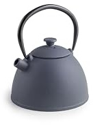 IBILI - Théière en fonte Navan, 350 ml, intérieur émaillé, convient pour induction, Bleu